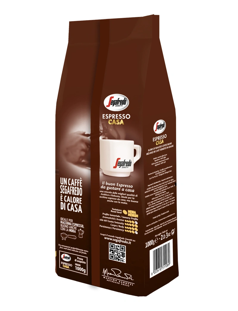 Segafredo Whole Beans Espresso Casa 1 kg بالجملة تريدلنغ