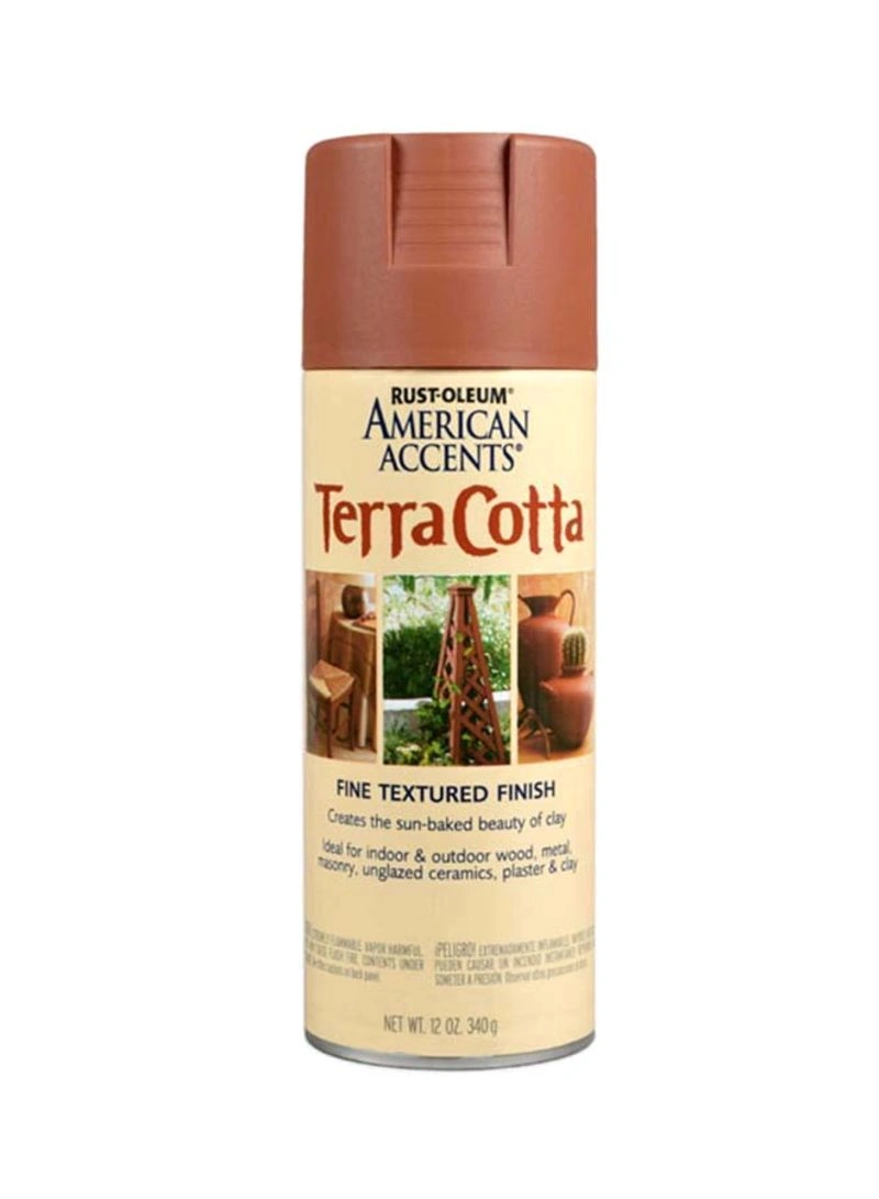 RustOleum Terracotta Spray Paint American Accents Stone Terra Cotta