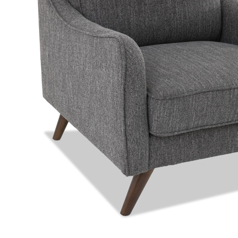 Danube Hunter Single Seater Fabric Sofa Grey L 83 x W 87 x H 90 cm Wholesale Prices Tradeling