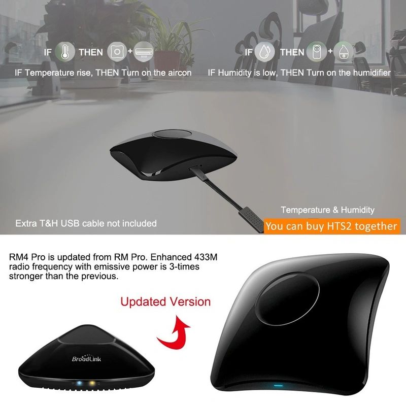 Broadlink RM4 pro Smart Home WiFi IR/RF Remote Controller