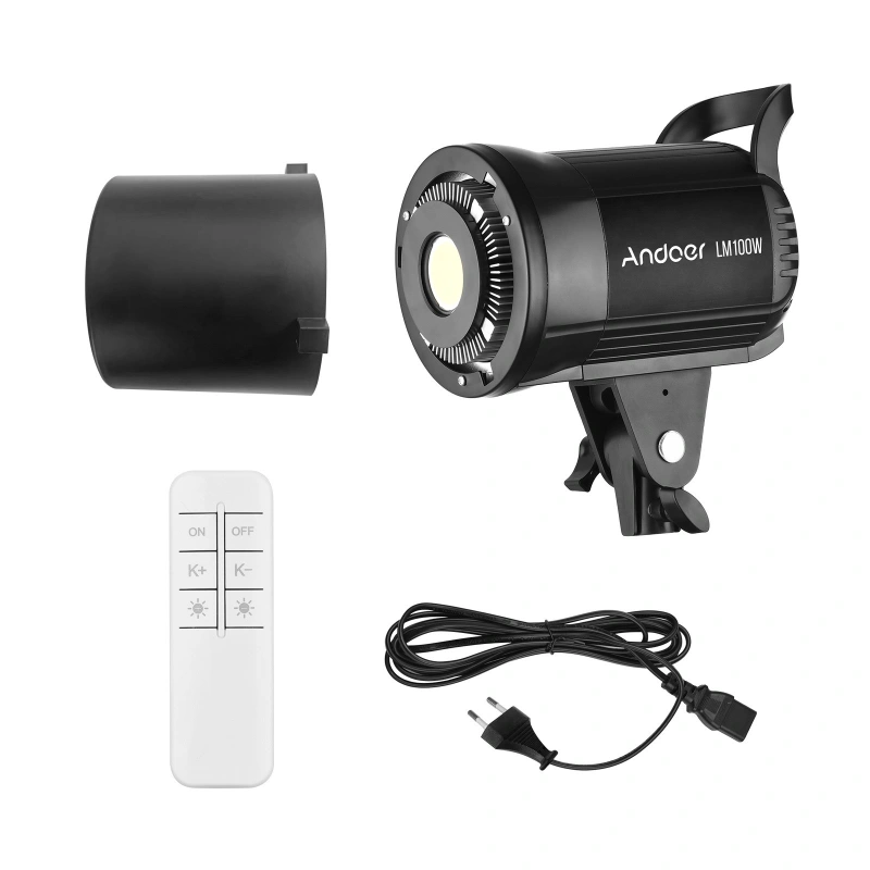 Andoer LM100W Portable LED Photography Fill Light 100W Studio Video Light US Plug Wholesale