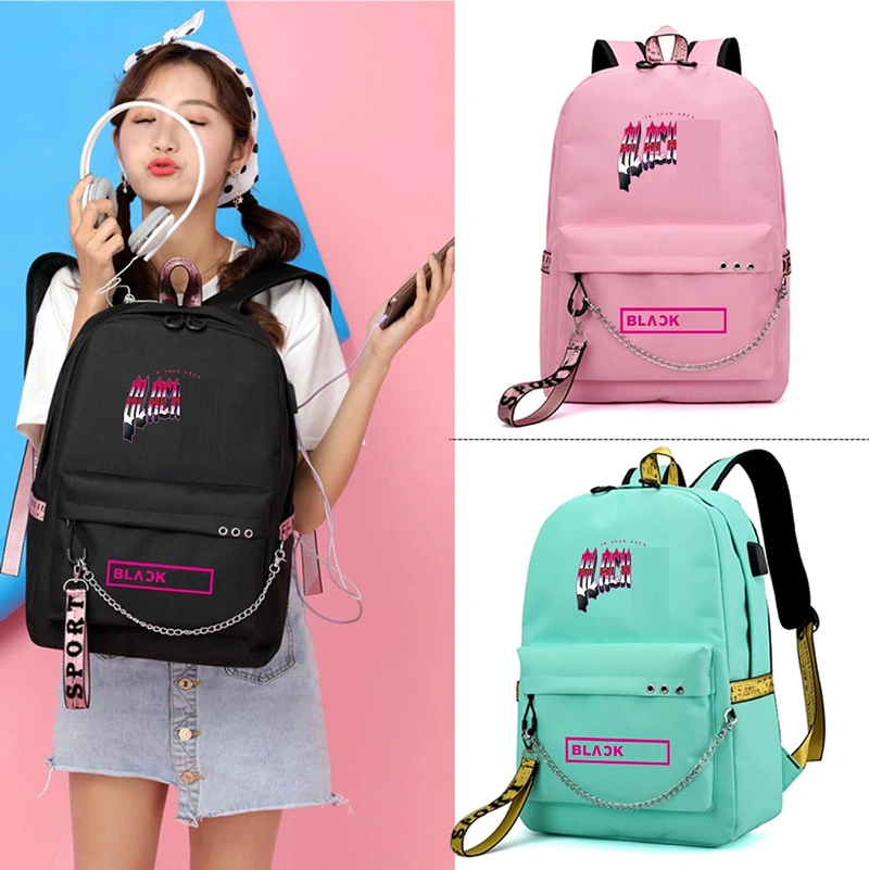 Goodern Anime Aphmau Backpack With Usb Charging Port Pink, Wholesale