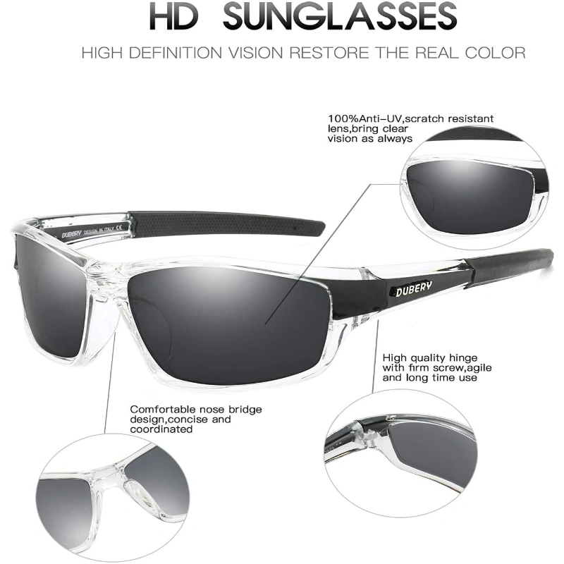 Dubery Sport Polarized Sunglasses For Men Uv Protection Driving Fishing Sun  Glasses D620 16x7x4cm, بسعر الجملة