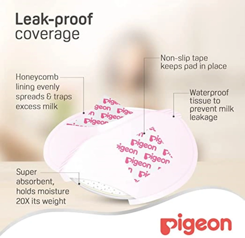 Pigeon Disposable Breast Pads Honeycomb - 12 Pieces