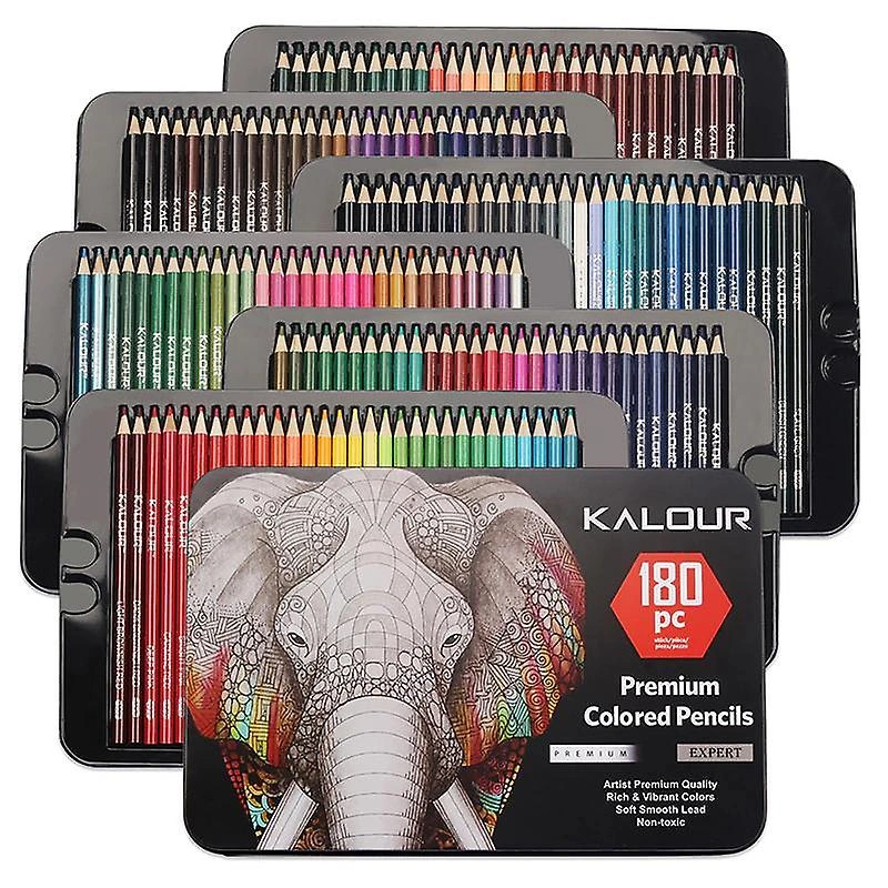 abeec 180 Colouring Pencils – Coloured Pencils Box Containing 180