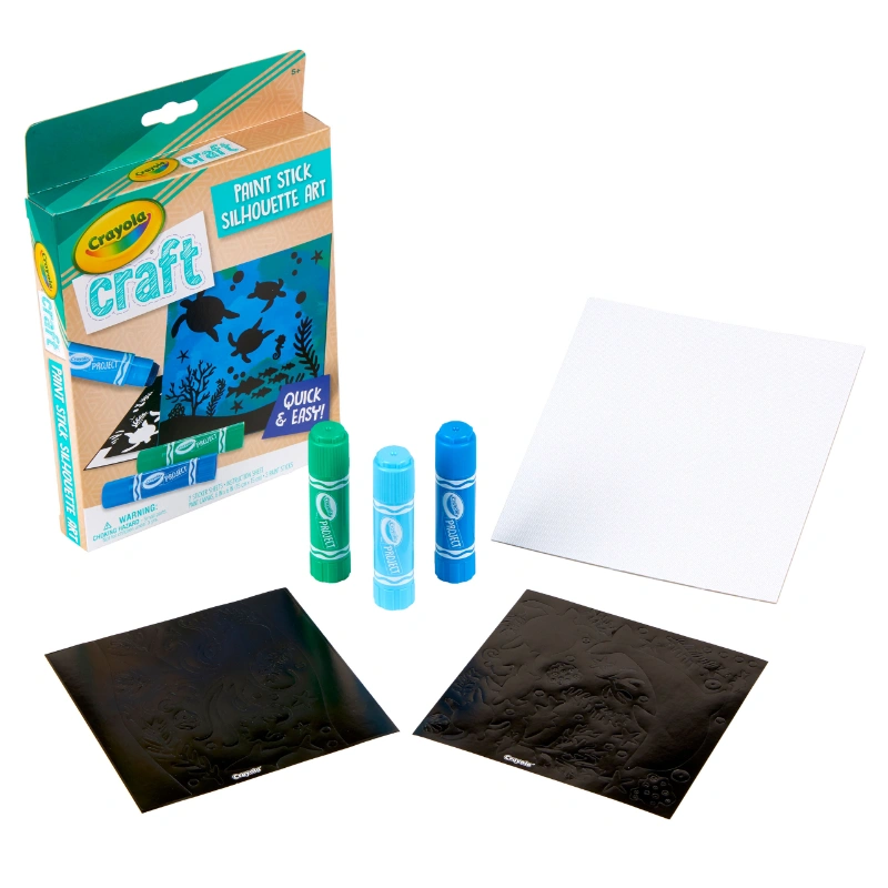 Crayola Craft, Paint Stick Silhouette Art, Set 3 Wholesale Prices