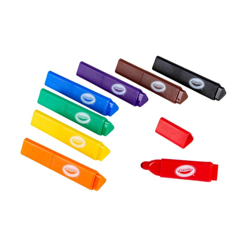 Crayola My First, Tripod Washable Markers For Toddlers, 8Ct بسعر
