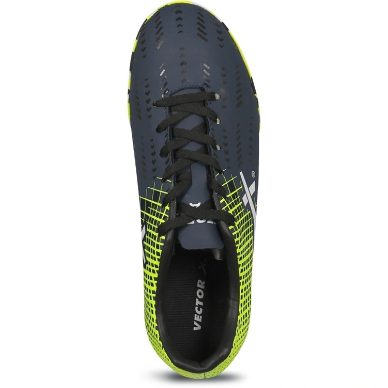 Vector X Royale Plus Football Shoes For Men, Navy Green UK 8