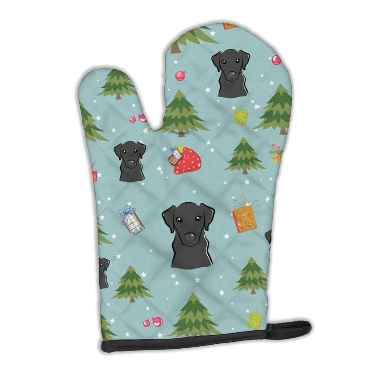 Christmas Black Labrador Oven Mitt بالجملة تريدلنغ