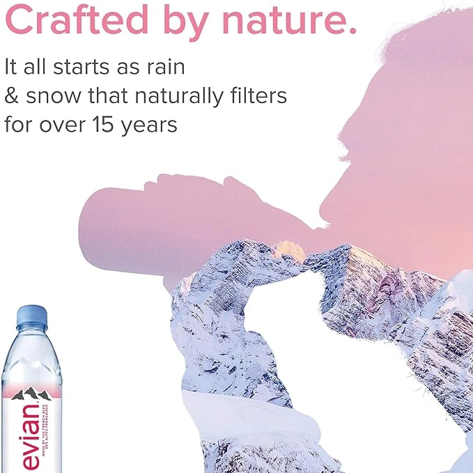 Evian Natural Mineral Water 500 ml x 24, Wholesale Prices