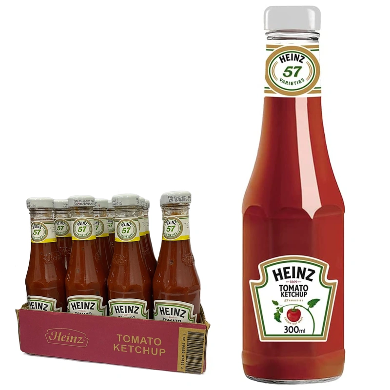 Heinz Tomato Ketchup Glass Bottle 300ml x 12 Wholesale Prices Tradeling