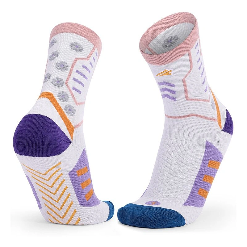 Adult Elite Basketball Socks for Women Free Size White Wholesale