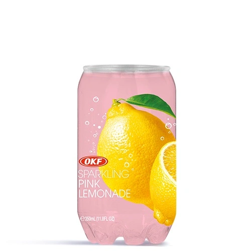 OKF Sparkling Flavored Water Pink Lemonade 350 ml Pack Of 24