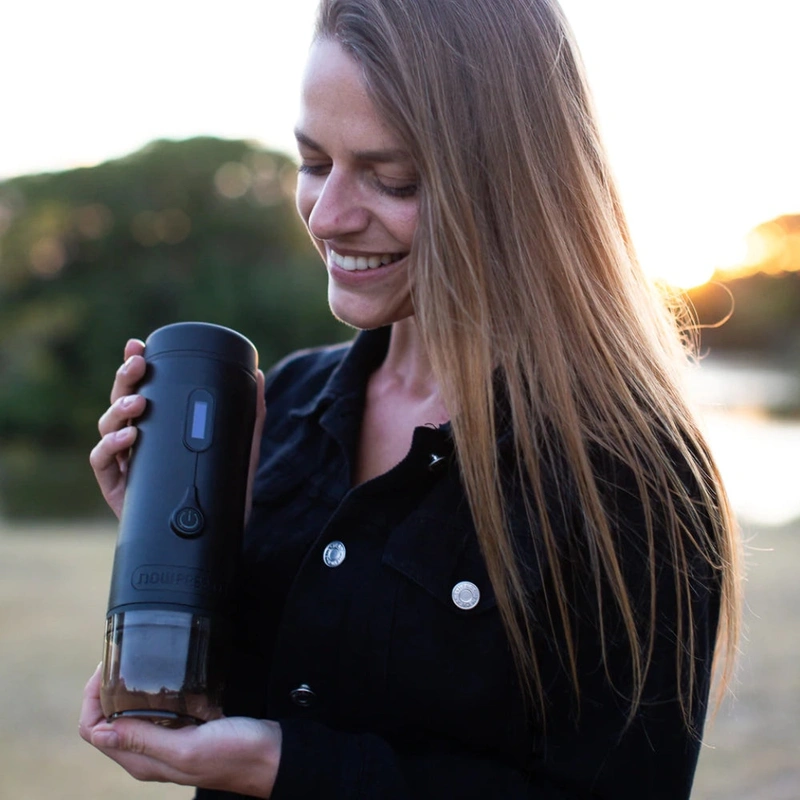 Nowpresso Machine Gold Plus 1Button Rechargeable Portable Espresso