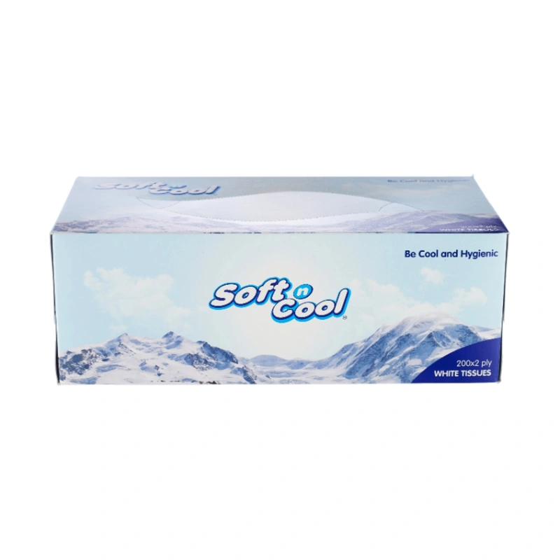 Soft N Cool National Day Tissue 200 Sheets 5 Boxes with 1 Box Of 150 Sheets