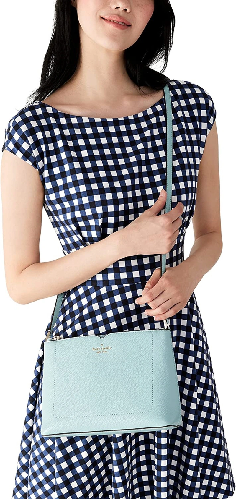 Kate Spade Harlow Leather Crossbody Bag Purse Handbag Blue Wholesale Prices Tradeling