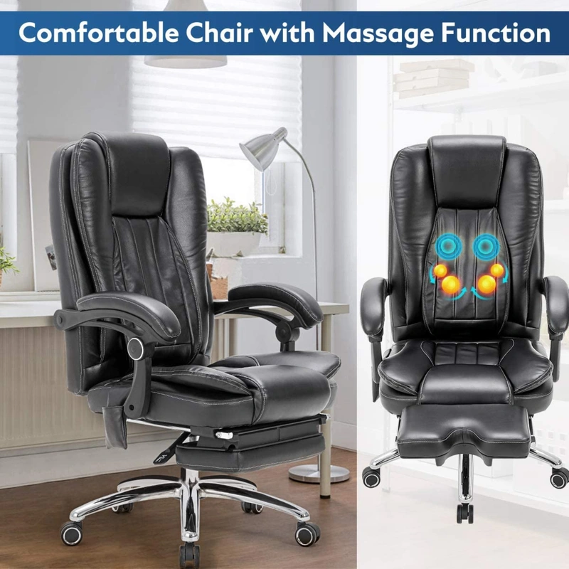 Massage Office Chair Ergonomic Computer Chair With Vibration