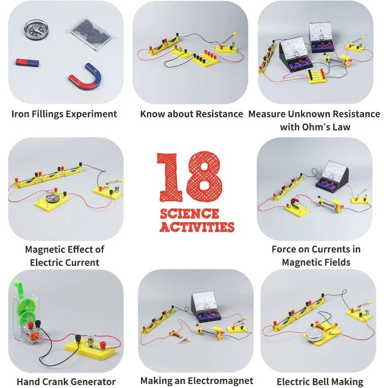 LerborR Stem Physics Science Lab Basic Circuit Learning Kit Electricity and Experiment
