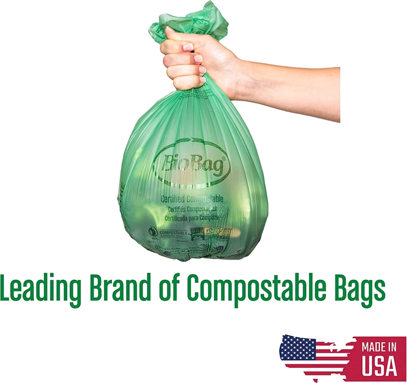 Usa, The Original Compostable Bag, 2.6 Gallon, 100 Total Count, 100 Percent Certified