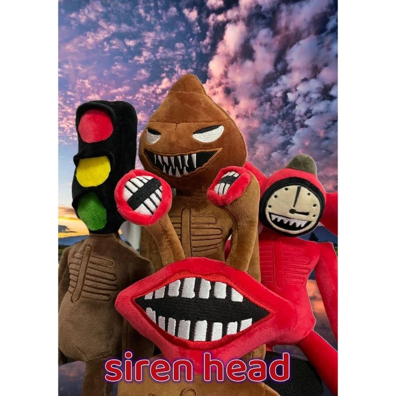 Siren Head Game Plush Doll Cartoon Cat Dog Rabbit kids Gift US Stock 10  Pieces