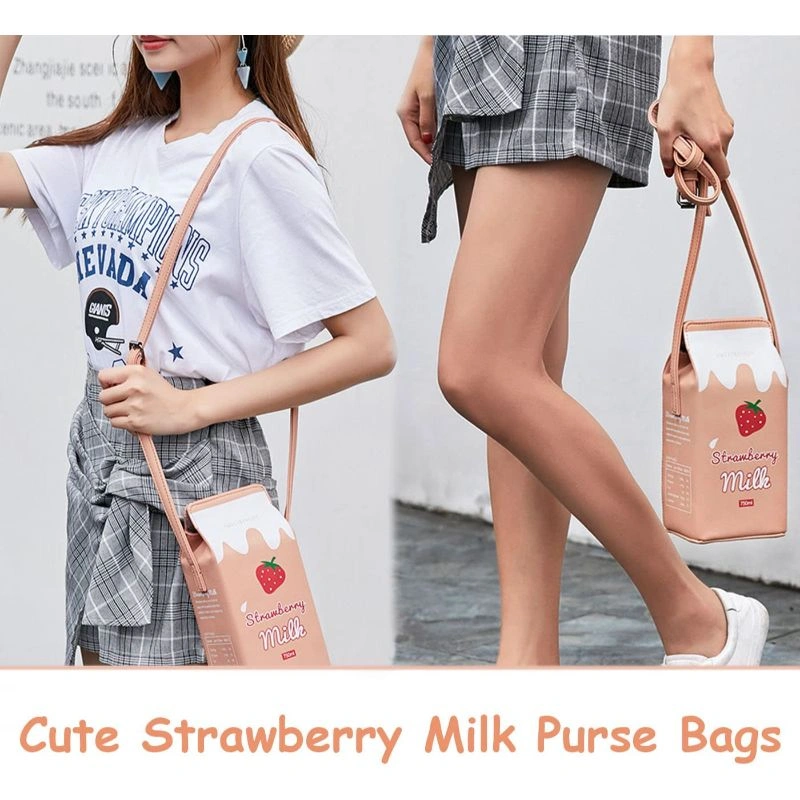 Cute Milk Purse - Strawberry | Roblox Item - Rolimon's