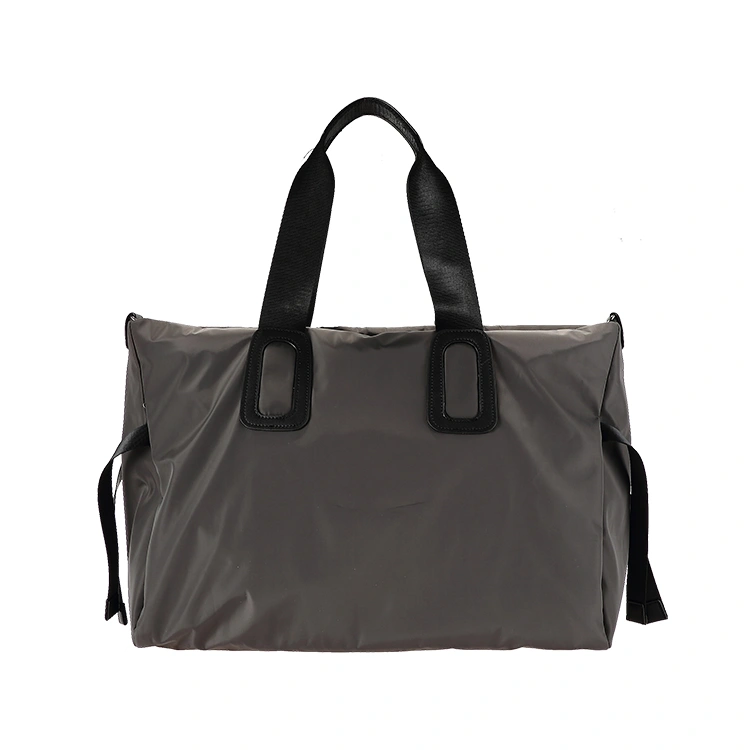 Large Capacity Foldable Nylon Travel Bag Grey Wholesale Prices