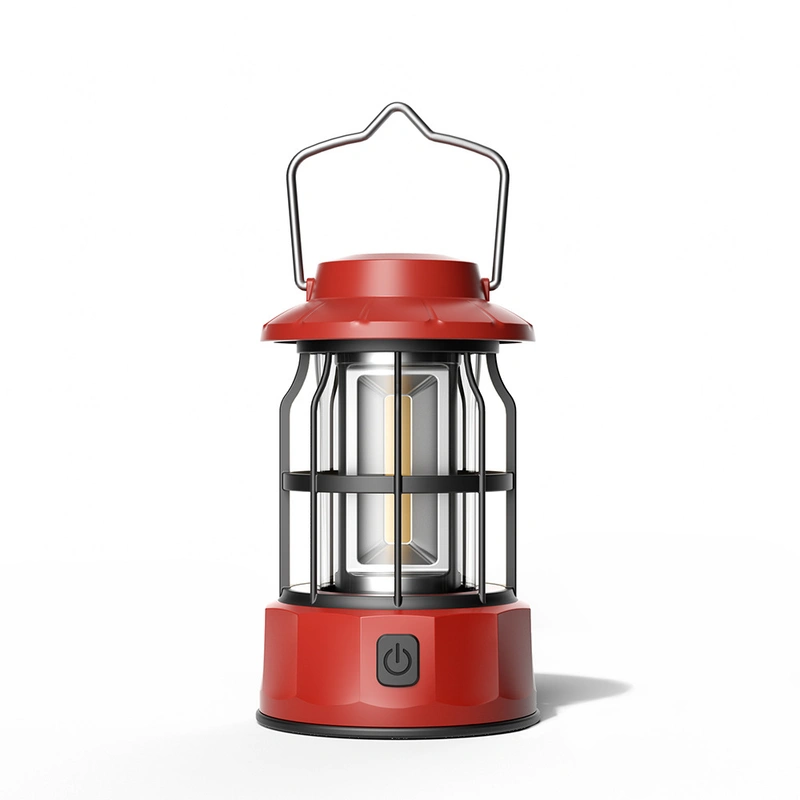 Future Battery Camping Light Camping Lantern 3*COB Core Red Color