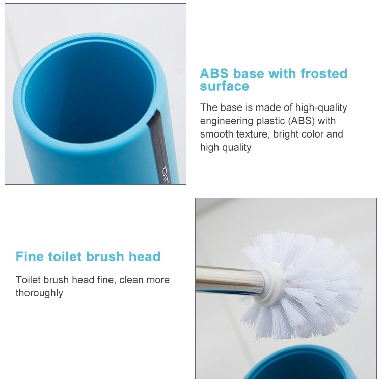 SUNSKY Long Handle Toilet Brush Set Bathroom Cleaning Supplies