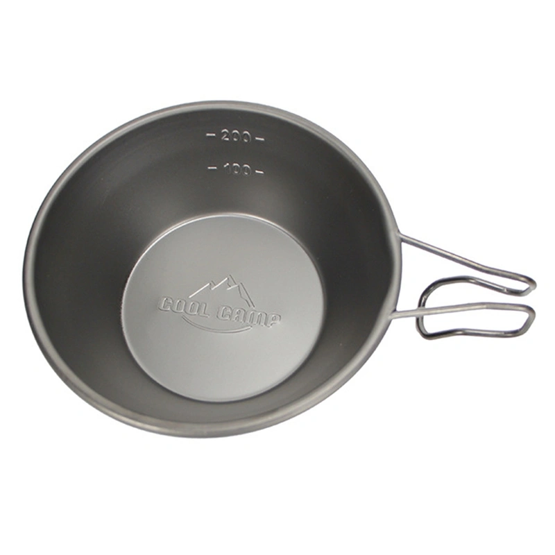 300ml Camping Bowl Stackable Heat Resistant Stainless Steel Comfortable