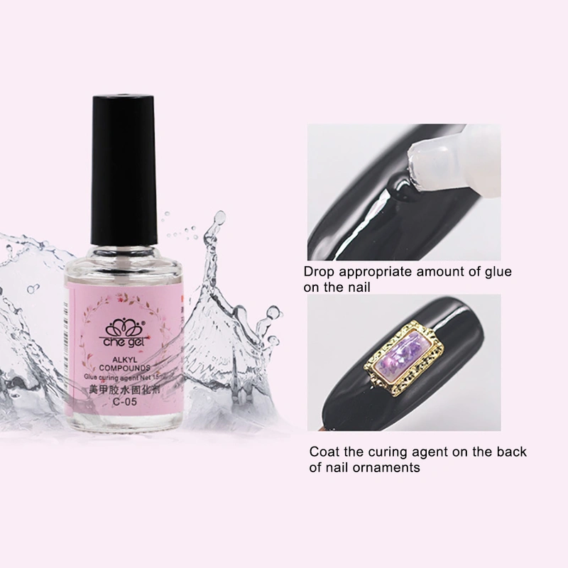 Nail Tips Glue Finger Extension Adhesive Curing Dissolving Agent