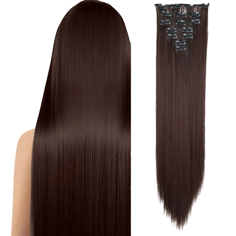 Natural Straight Wig Extensions Versatile Stylish Seamless User