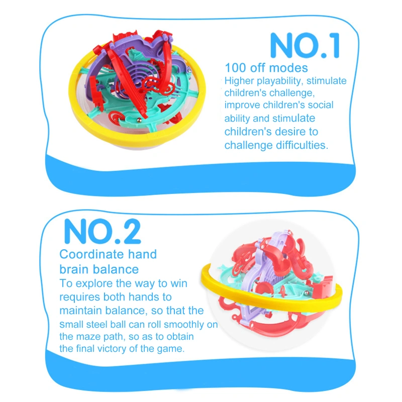 Space Maze Ball Develop Observation Ability 3D Plastic Space Ball