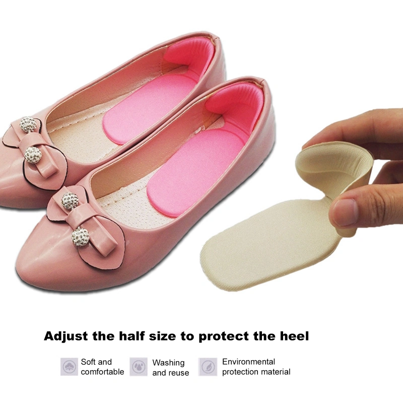 1 Pair Heel Pad Soft Touch AntiFriction Ultra Light Silicone NonSlip