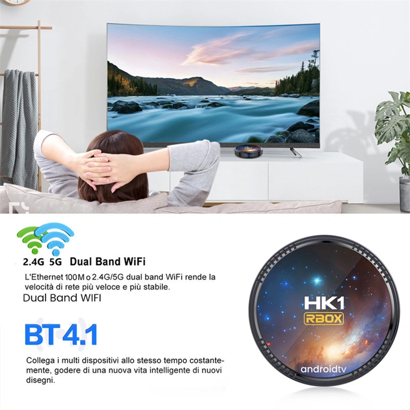 Dualband WIFI Voice Remote Control SetTop Box MultiPurpose Powerful