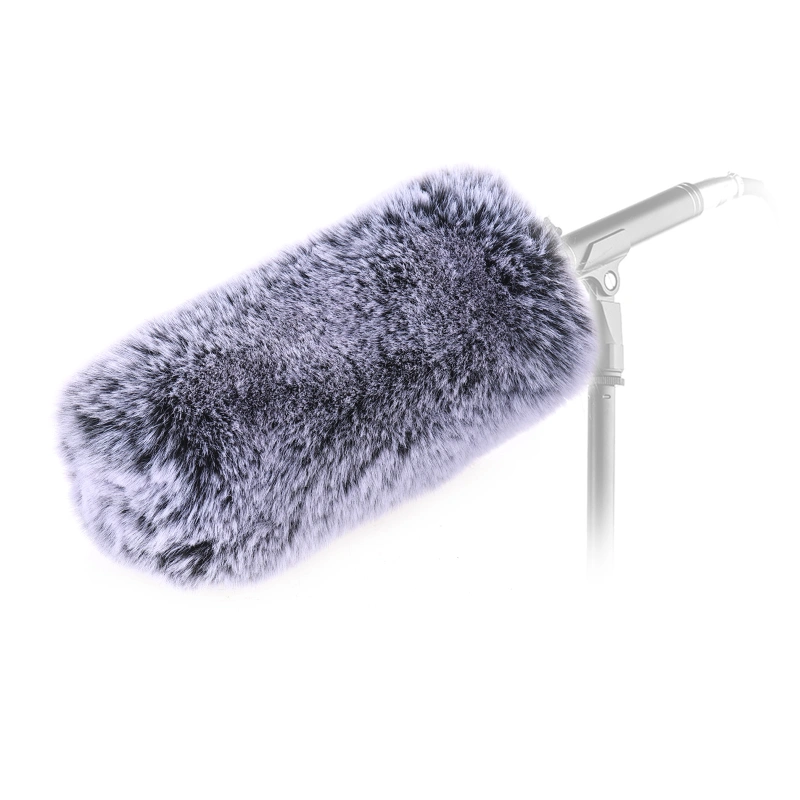 Outdoor Microphone Windscreen Fur Noise Reduction Mic Wind Muff Replacement for RODE VideoMic