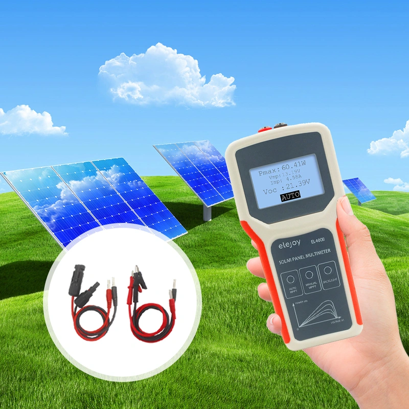 Portable Handheld Photovoltaic Panel Multimeter Auto/ Manual MPPT ...