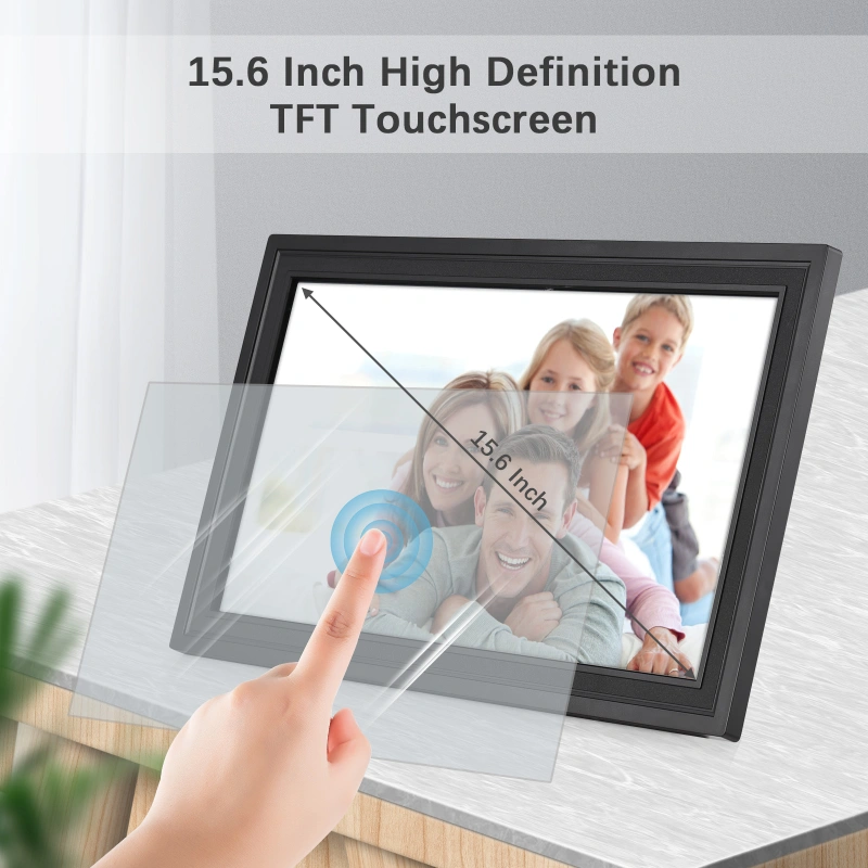 Andoer 15.6Inch WiFi Digital Photo Frame Cloud Digital Picture Frame