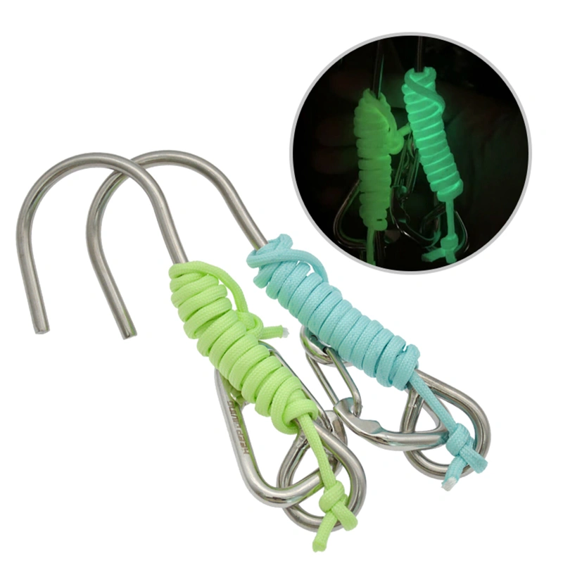 Lead Rope For Diving Reef Drift Hook Scuba Diving 316 Stainless Steel Reef Drift Hook with ...