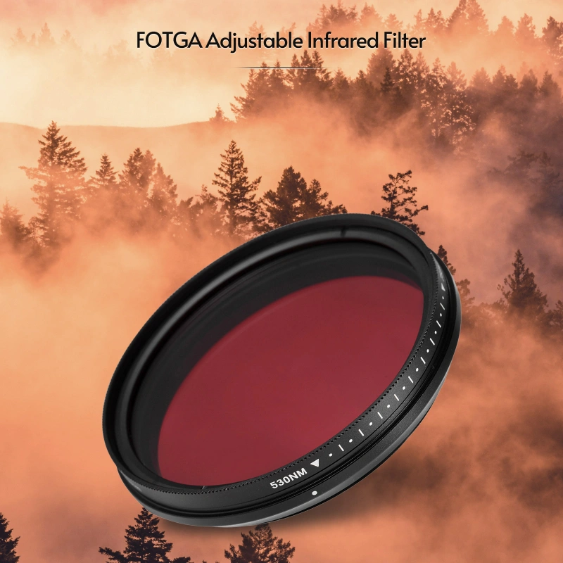 FOTGA 62mm Adjustable Infrared Filter IR Pass XRay Lens Filter