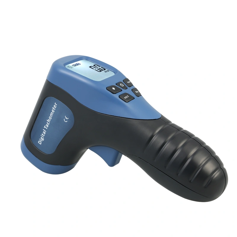 Handheld Digital LCD Photo Tachometer Laser NonContact Tach Range 2.599999RPM Motor Speed