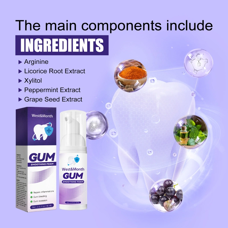 West & Month Gum Care Foaming Mousse 60ml Wholesale Tradeling