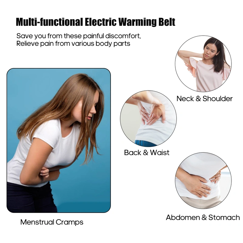 Portable Heating Pad Graphene Heating Therapy Washable Far Infrared USB