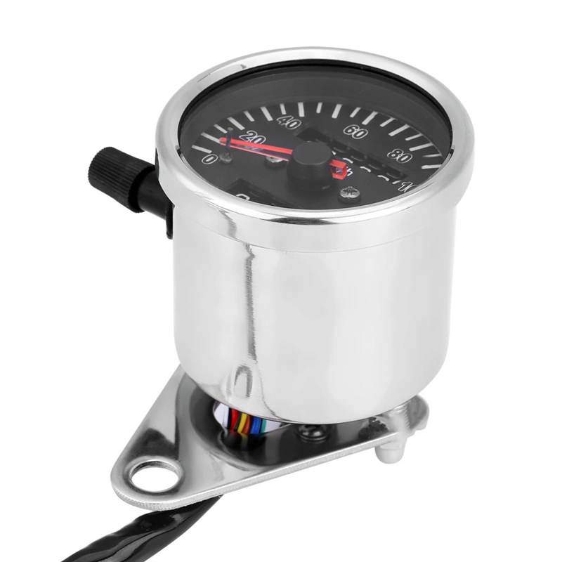 Tachimetro Moto Shkalacar - Cafe Racer Retro Con LED E Contachilometri 220 Km/h - Foto 4