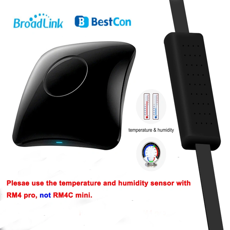 Broadlink Bestcon HTS2 USB Port Temp Humidity Sensor Detector Work With