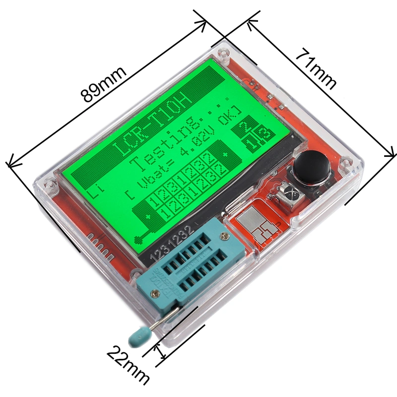 LCRT10H Transistor Meter MultiFunction Capacitance Resistance Tester