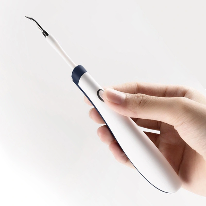 Electric Vibrating Teeth Cleaner with LED Light Dental Hygiene Tool Kit