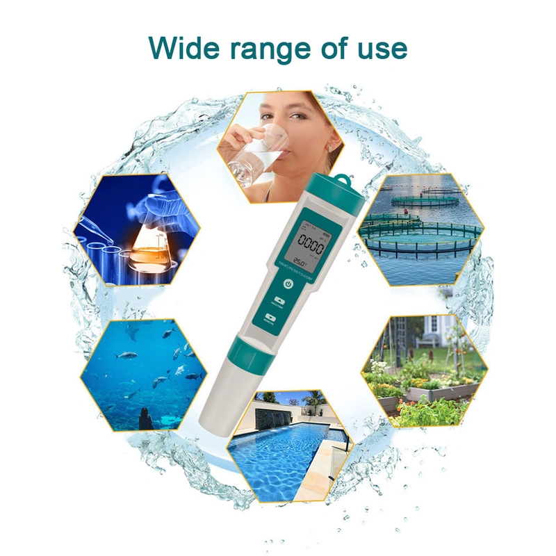 Multifunctional Digital 7 in 1 Water Quality Tester Portable High Accurancy Water Quality Test