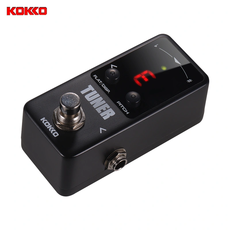 KOKKO FTN2 MINI Chromatic Guitar Tuner Pedal with LED Display True Bypass Guitar Effects Pedal for Music Instrument Accessories