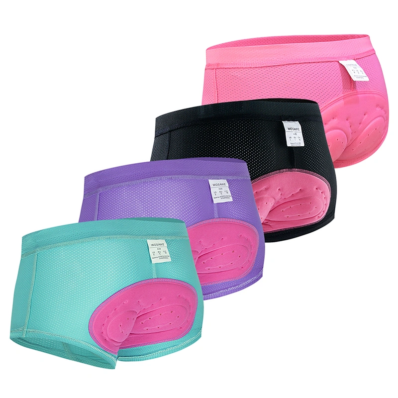 Women Cycling Underwear 3D Gel Padded Breathable Mesh MTB Bike Riding