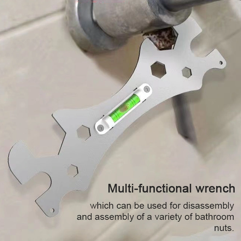 Wrench,Multifunction Stainless Steel Plumbing Wrench Tool Bathroom